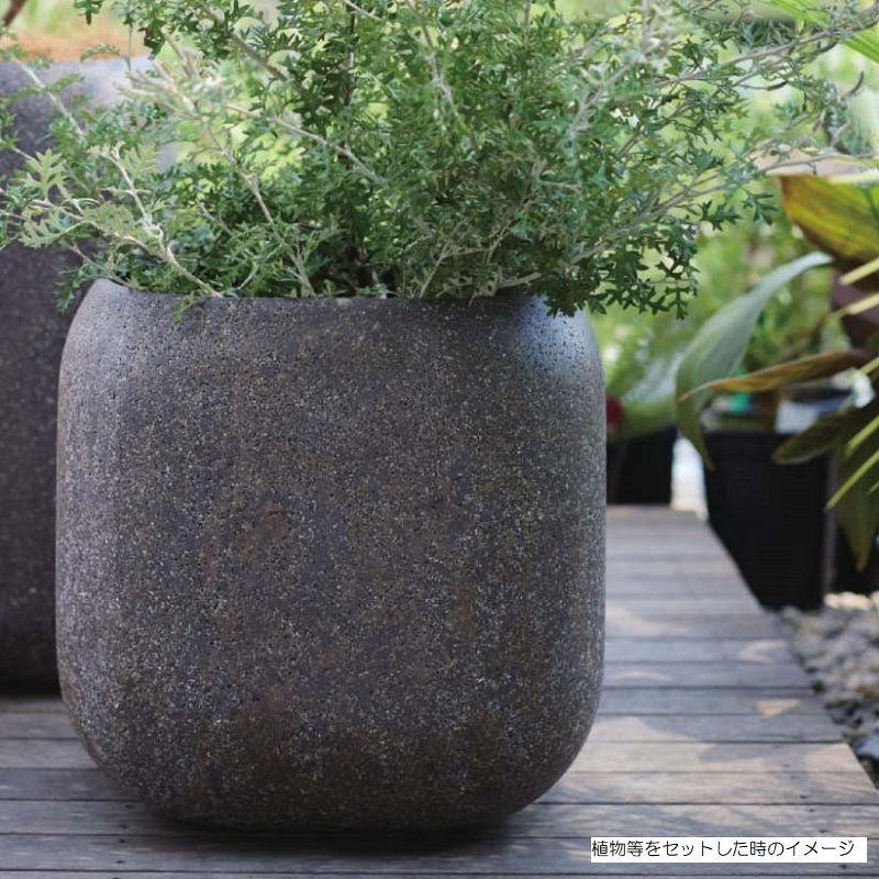 花・観葉植物用ポット サンディ ラウンドキューブ M 45/B 1個入り sa-008c45e [KTp51]（代引き不可）の画像