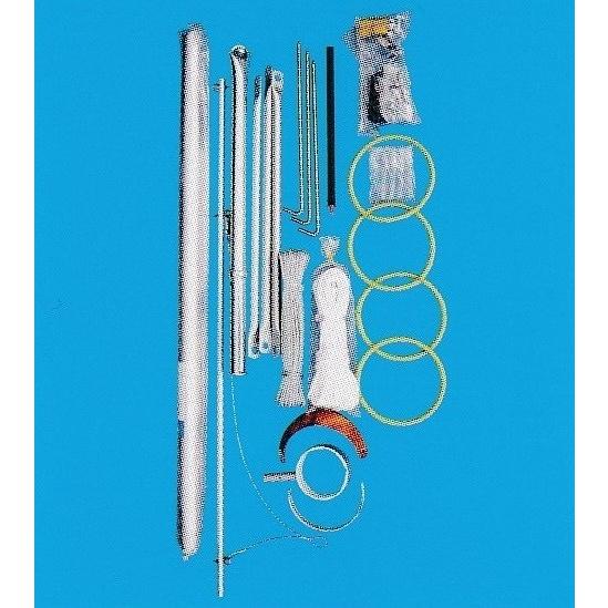 大畑武者絵幟 武者のぼり用 別売りポール 4.1m武者幟用 5.5m 掲揚