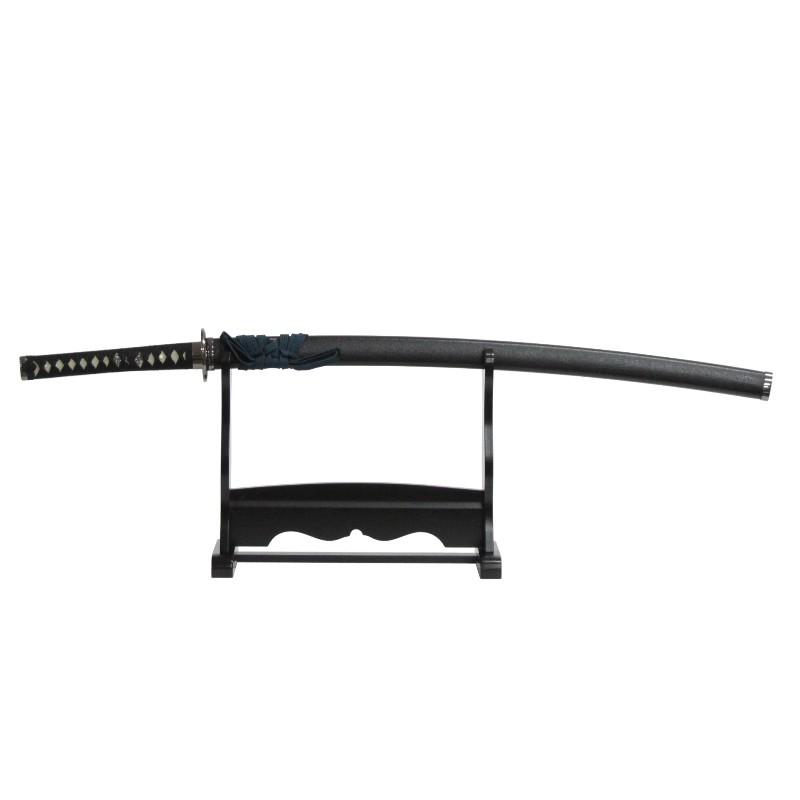 模造刀 刀匠シリーズ 大和守 安定 掛け台・刀袋付 大刀 刃紋入り刀身 メッキ合金 neu152 日本刀 美術刀剣 おもちゃ 通販 代引き不可