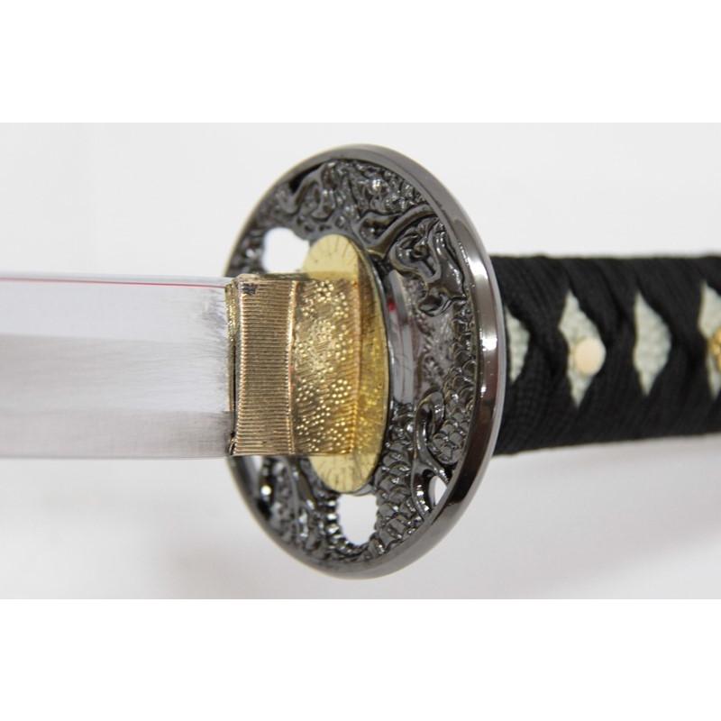 江州兼命。真鍮製 龍透 鍔／箱無し、美品、素晴らしい 見事な細工です。龍神様。 龍神 銅製置物 25cm｜如意宝珠を抱く五本爪の風水龍・金運と開運