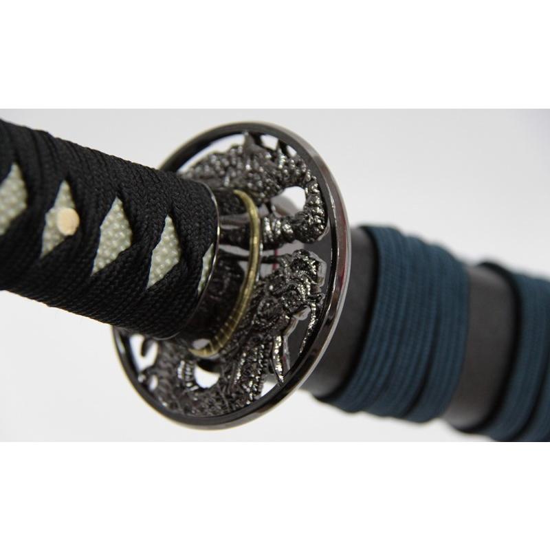 模造刀 刀匠シリーズ 大和守 安定 大刀 刃紋入り刀身 メッキ合金