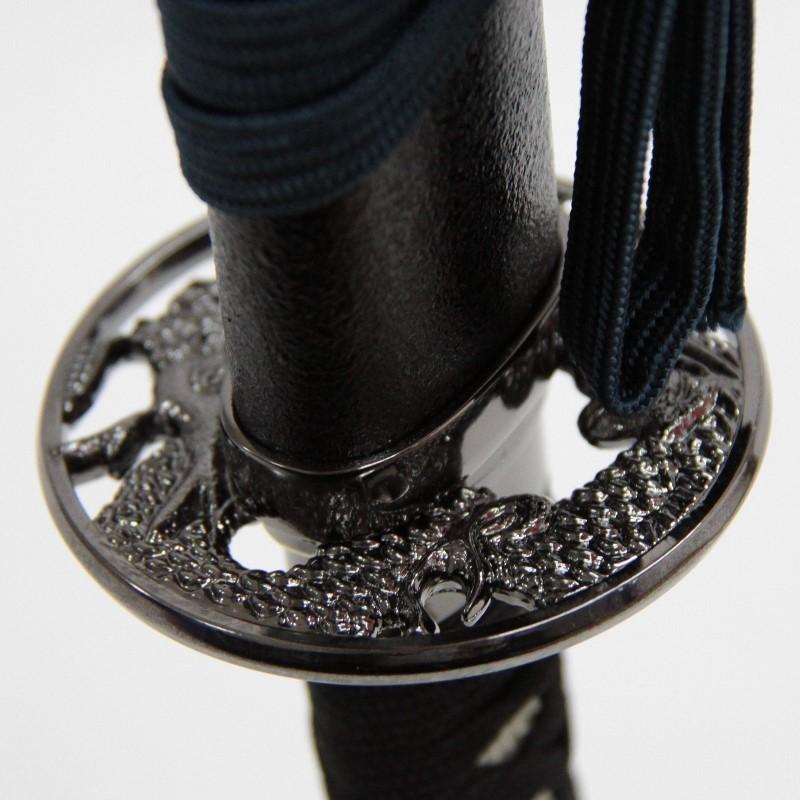 居合用模造刀 大刀 真剣き拵え 亜鉛ダイキャストクロームメッキ刀身 上総介兼重風 宮本武蔵拵え 亜鉛合金刀身 刀袋付 高級模造刀｜【公式】模造刀