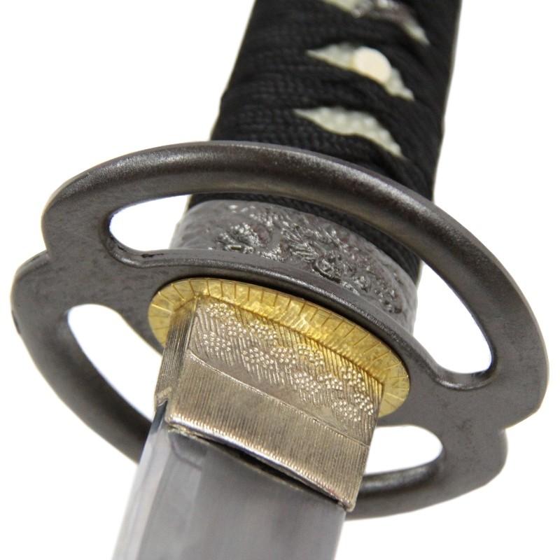 模造刀 美術刀 宮本武蔵 大刀 刃紋入り刀身 メッキ合金 neu037l 日本刀