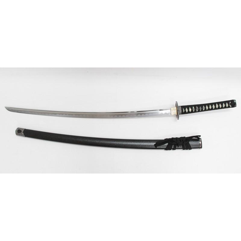 模造刀 美術刀 宮本武蔵 大刀 刃紋入り刀身 メッキ合金 neu037l