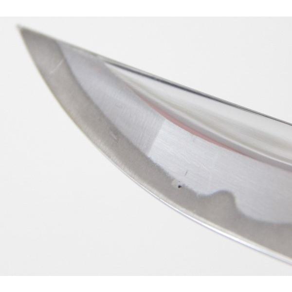 模造刀 懐刀シリーズ 紺糸 短刀 刃紋入り刀身 メッキ合金 neu101ko