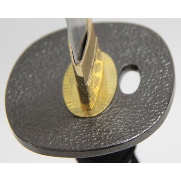 模造刀 特別シリーズ 紋次郎 中刀 刃紋入り刀身 メッキ合金