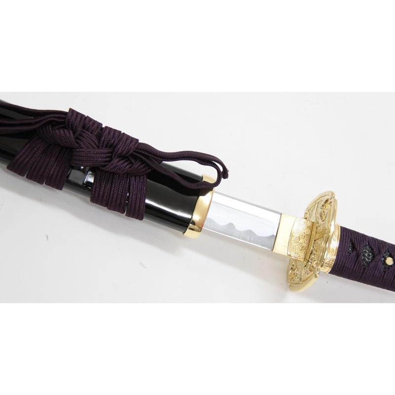 模造刀 戦国シリーズ 徳川家康 大刀 刃紋入り刀身 メッキ合金 neu014