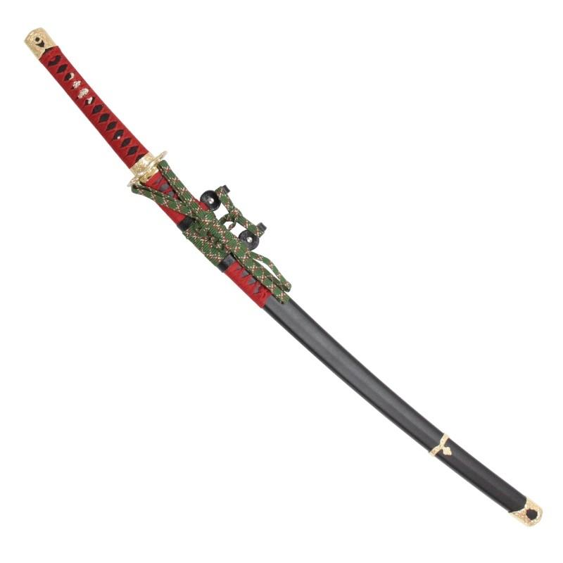 模造刀 戦国シリーズ 武田 信玄 太刀 大刀 刃紋入り刀身 メッキ合金 neu019 日本刀 美術刀剣 おもちゃ 通販 代引き不可