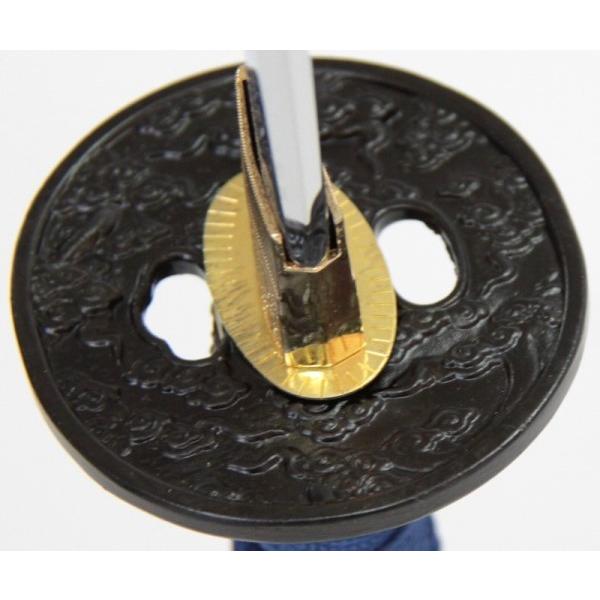 模造刀 飛沫シリーズ 青飛沫 大刀 竜刀身 neu115l 日本刀 美術