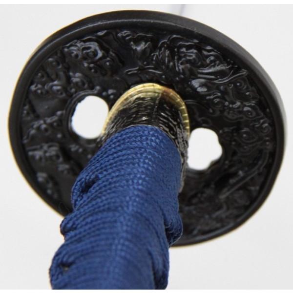 模造刀 飛沫シリーズ 青飛沫 大刀 竜刀身 neu115l 日本刀 美術刀剣