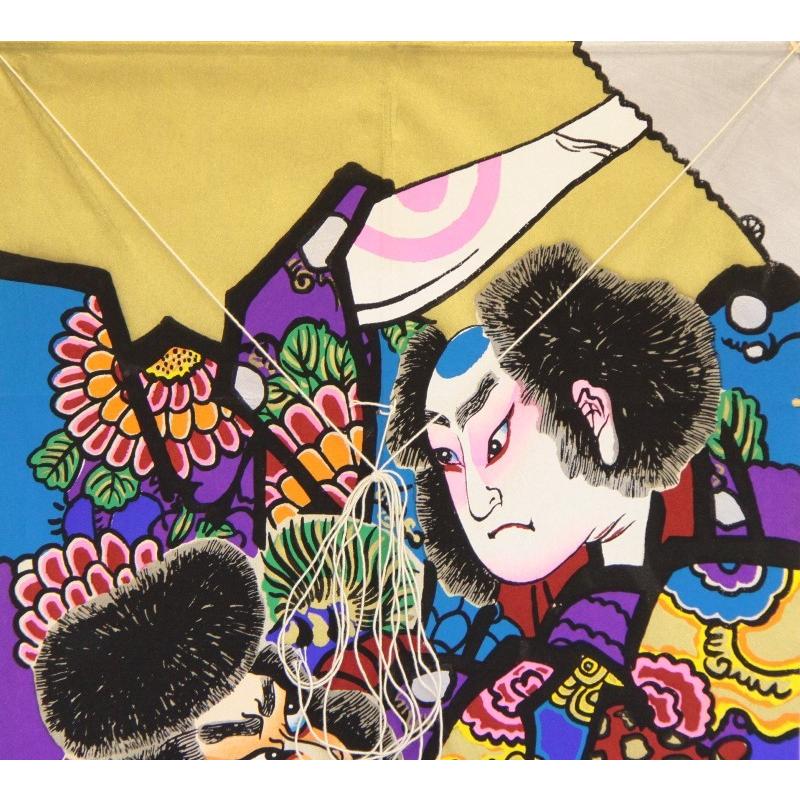 インテリア 手彫木版 和凧 角凧 縦52 横35cm 福 0イ 武者絵 四天王 Tako 5235 F0i さくらソレイユ 通販 Yahoo ショッピング