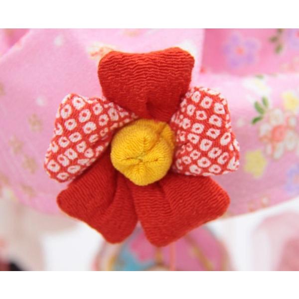 吊るし飾り 12か月の花の蓮 小 スタンド付き 飾り台セット 高さ15cm