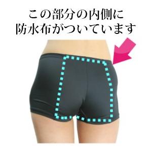 サニタリーショーツ オーバーパンツ お得な2枚セット 前後防水 生理用