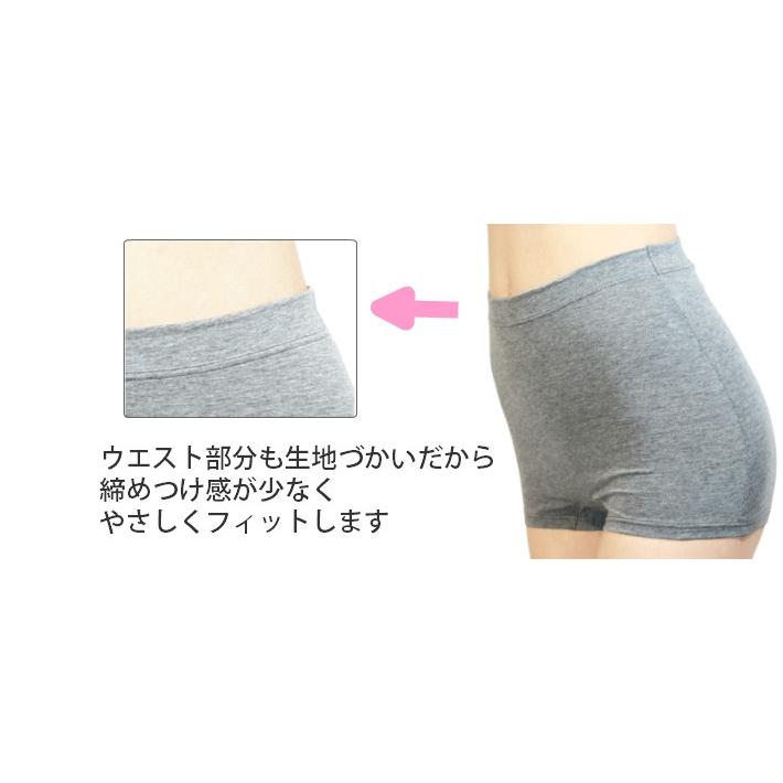 サニタリーショーツ 夜用 深め ナイト用 2枚セット 生理用ショーツ