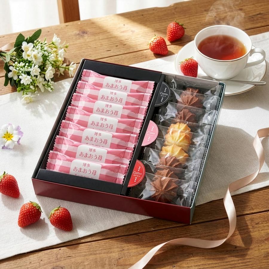 お菓子 焼き菓子 チョコレート クッキー 博多あまおう苺チョコサンド