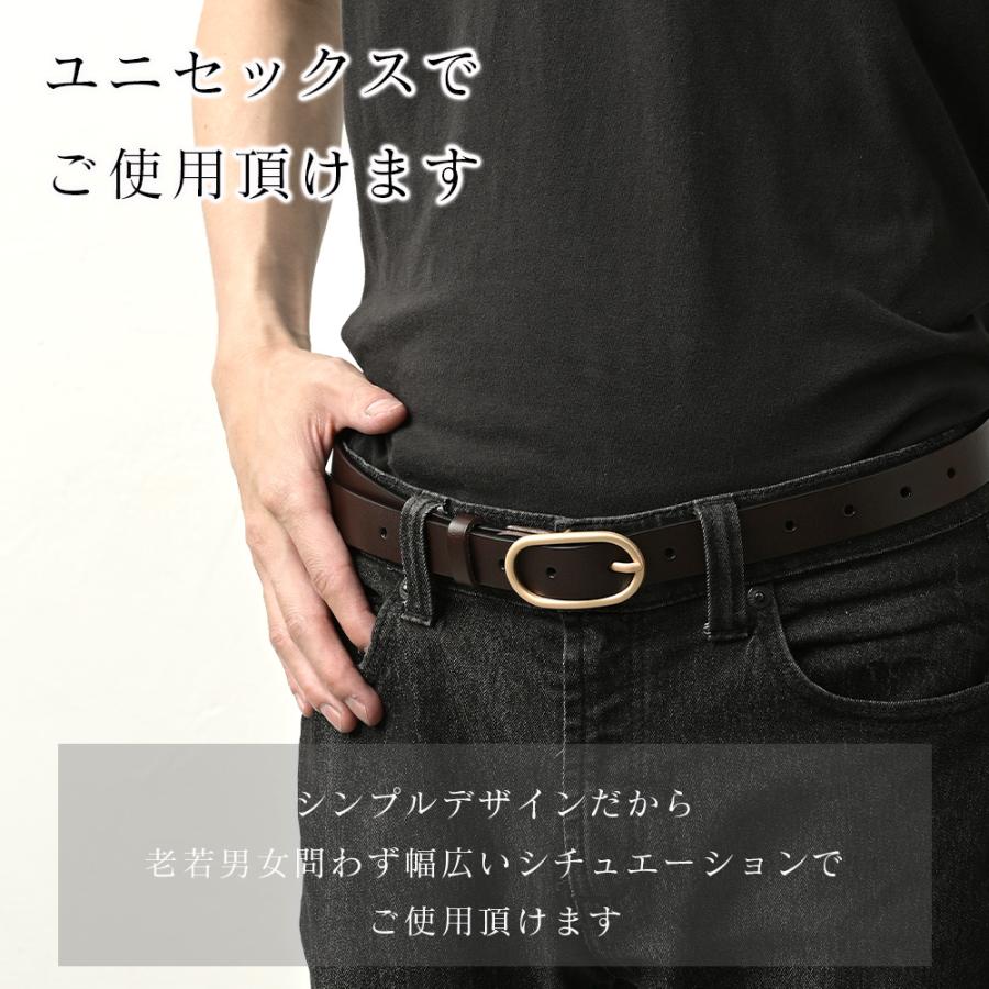 MERCOLEDi ベルト レディース 本革 おしゃれ 牛革 レザー 細め 可愛い