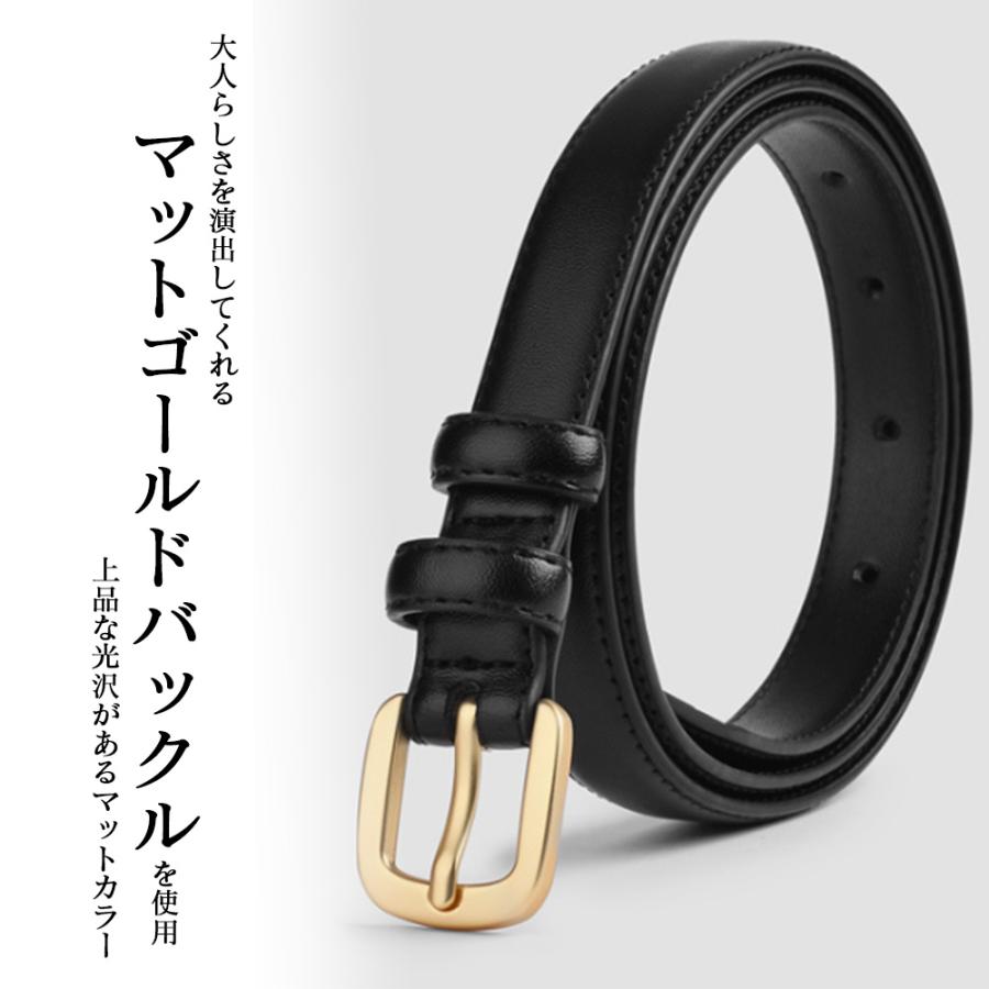 MERCOLEDi ベルト レディース 本革 おしゃれ 95cm 100cm 105cm