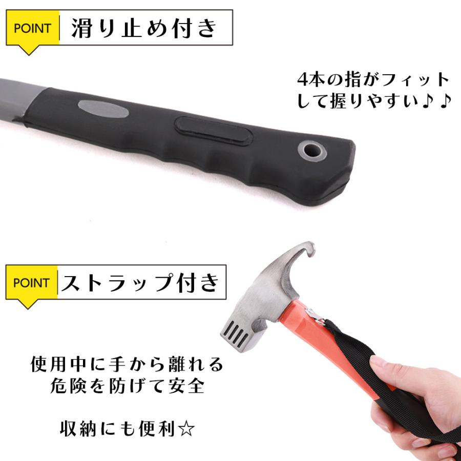 ハンマー ペグ ペグハンマー キャンプ アウトドア トンカチ ソロ