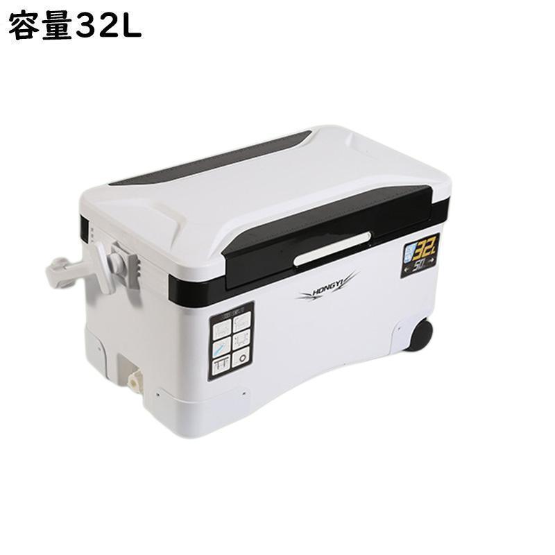 釣り用クーラーボックス 大容量13 18 32 48 60 70 THKJ 85L 座れる頑丈マッスルボディ 材 ハンドル 水栓 肩ベルト キャスター付き 保冷力72h 使いやすいの画像