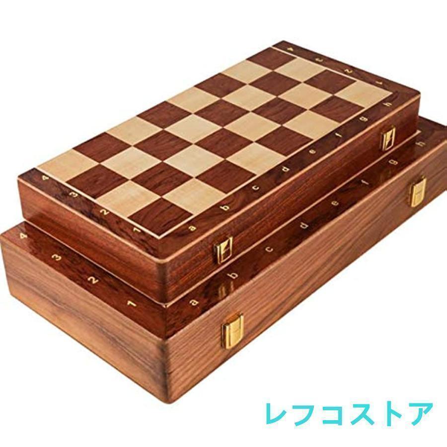 チェス 木製チェスセット 折りたたみ式 木製チェスボックス ギフト