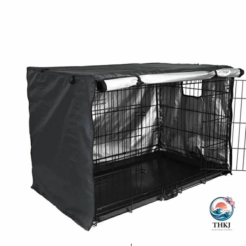ケージカバー 犬猫用 防音 ペットサークルカバー THKJ 風よけ 日よけ