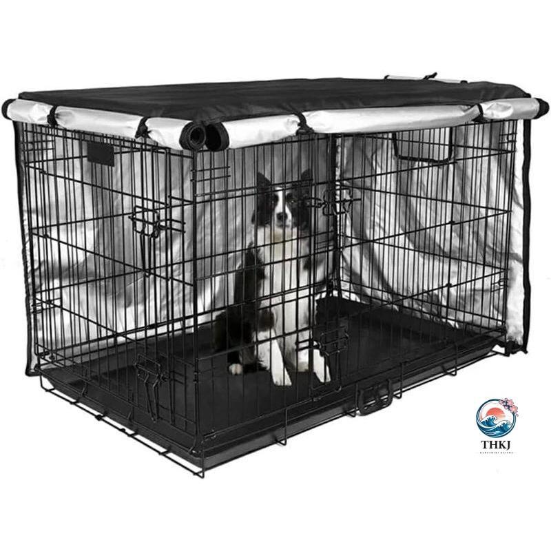 ケージカバー 犬猫用 防音 ペットサークルカバー 風よけ 日よけ 雨よけ