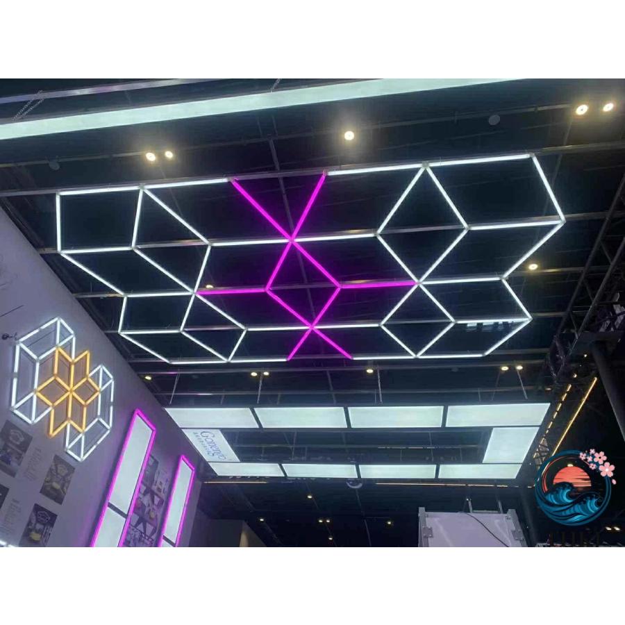 ハニカムライト ヘキサゴンライト LED THKJ 高輝度 ガレージ用六角形LEDライト 6500K 純白色光 使いやすい おすすめ 人気 注目アイテム 便利グッズ 毎日使いに_17