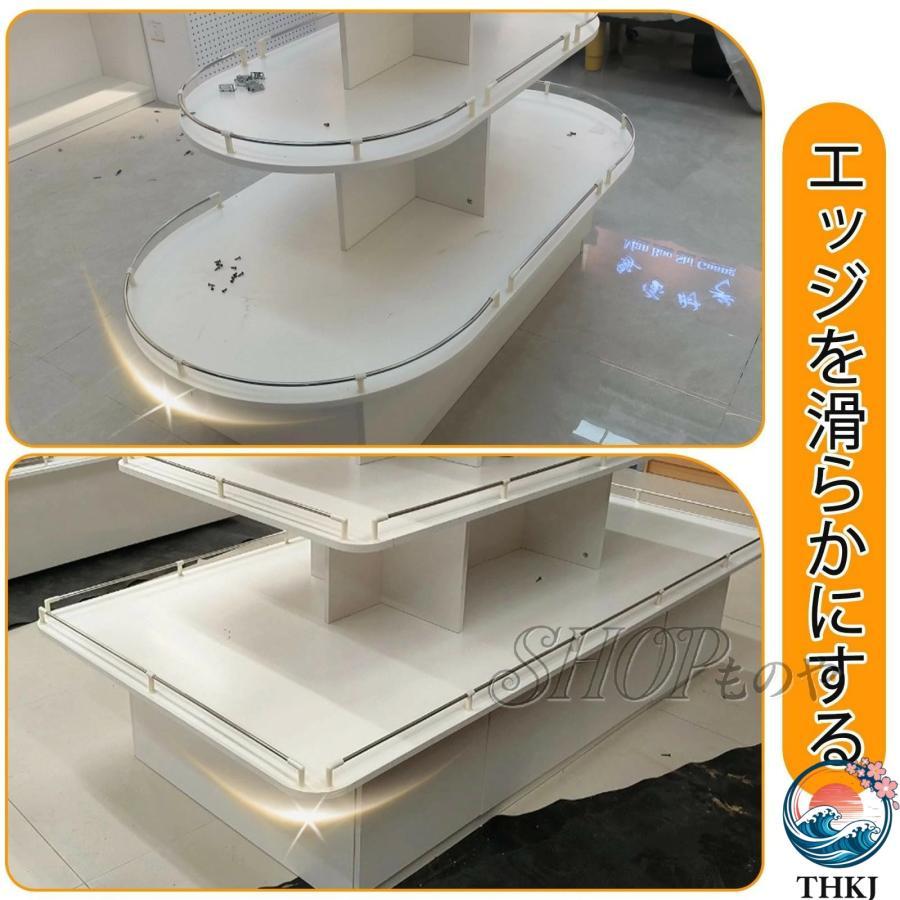 陳列棚 スーパーの棚 スーパーマーケットの棚 強力な耐荷重 ガードレール THKJ 店舗什器 商品棚 収納スペース オープンシェルフ 多層構造 おしゃれ 快適の画像