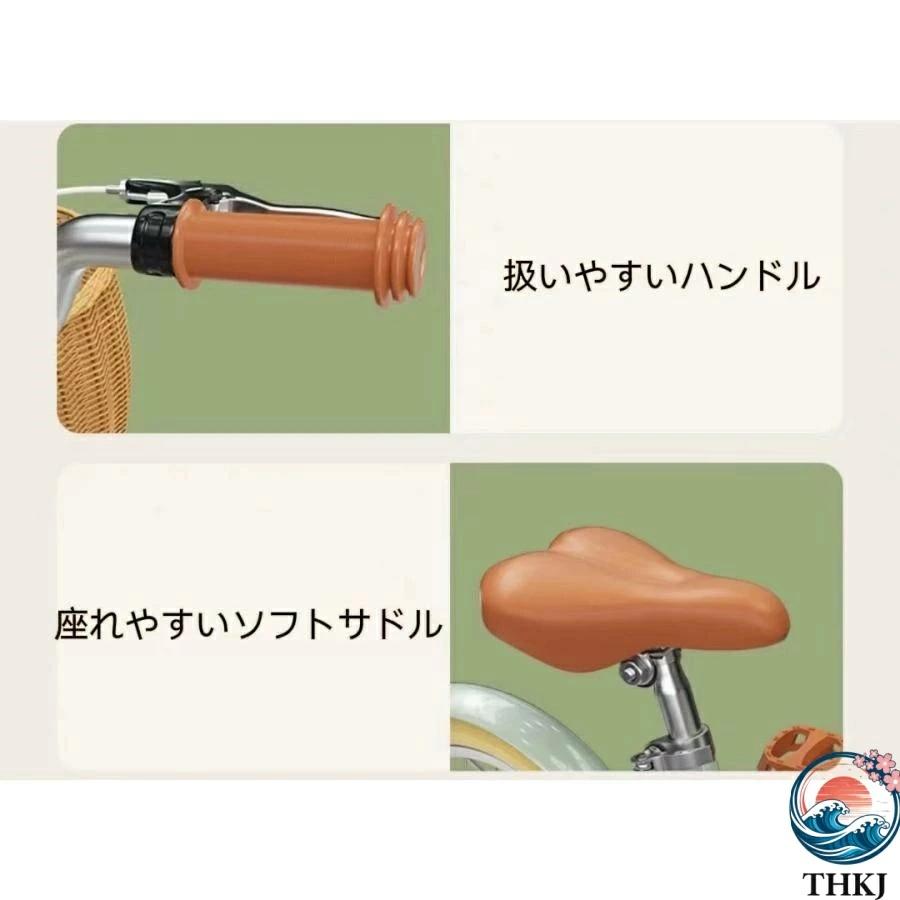 2025新品 子供の日プレゼント 自転車 子供用 折りたたみ自転車 12インチ THKJ 14インチ 16インチ 超軽量 補助輪付属 おしゃれインチ 男の子 使いやすいの画像