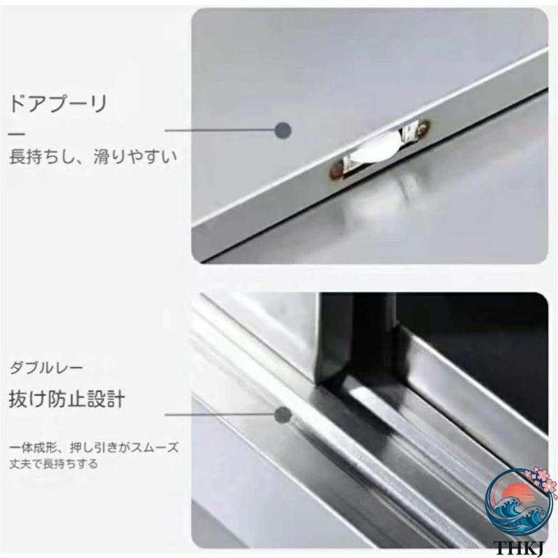 業務用　ステンレス　キャビネット　作業台　調理台　厨房設備　厨房機器 業務用調理台 304ステンレス製 収納キャビネット付き キッチン
