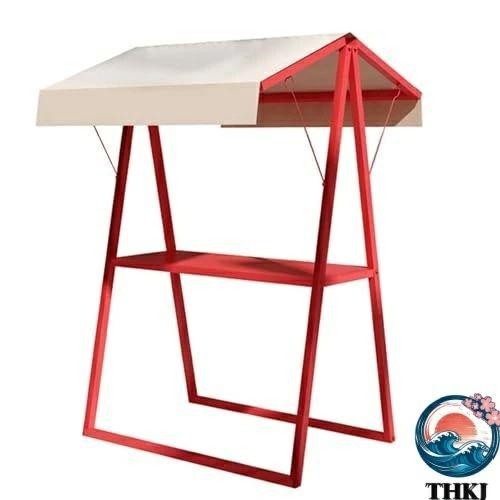 屋台ブース 折りたたみ式屋台セット 鉄製 耐荷重250kg THKJ 幅150 200×奥行100×高さ220cm 仮設ディスプレイスタンド 店頭販売 使いやすい おすすめ_12