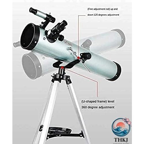 ポータブル 星空観測 子供と初心者に最適な望遠鏡 HDズーム 反射 THKJ プロの天体望遠鏡 宇宙天体観測用 セット 高倍率 屈折式 使いやすい おすすめ 人気_4