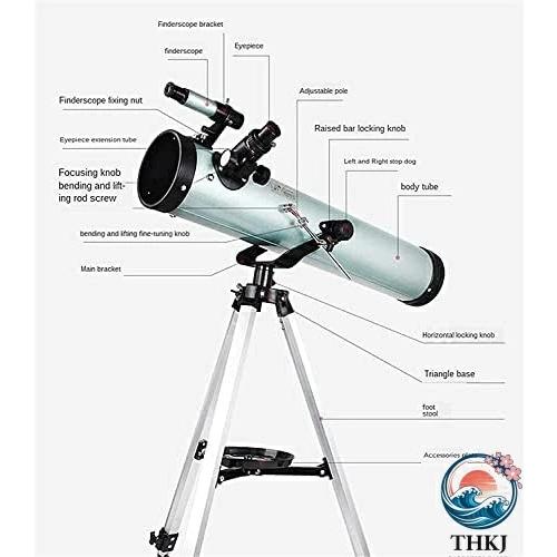 ポータブル 星空観測 子供と初心者に最適な望遠鏡 HDズーム 反射 THKJ プロの天体望遠鏡 宇宙天体観測用 セット 高倍率 屈折式 使いやすい おすすめ 人気_5