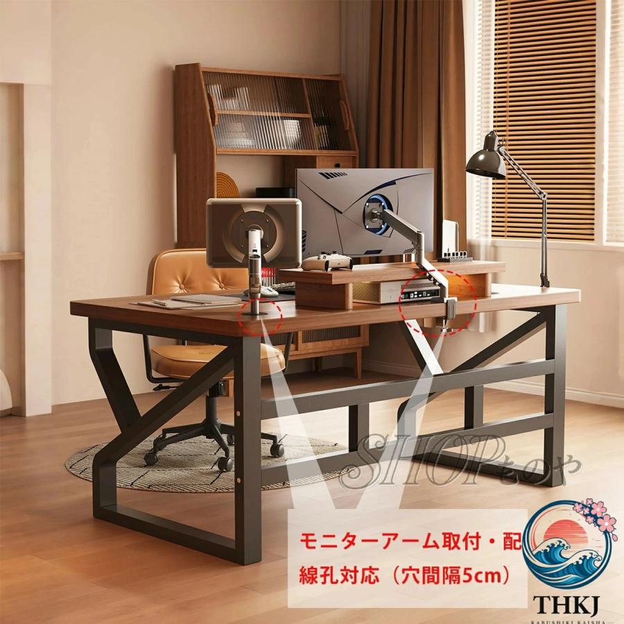 パソコンデスク ゲーミングデスク 事務机 オフィスデスク 人用 厚の