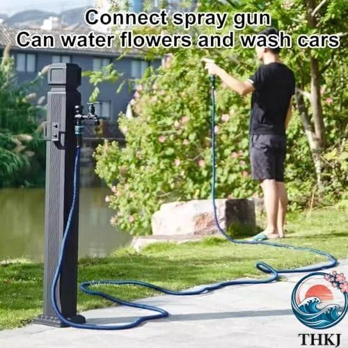 屋外水栓 立て水栓 ガーデン水栓柱 THKJ 凍結防止 自立型 アルミ合金製 真鍮製タップ 使いやすい おすすめ 人気 注目アイテム 便利グッズ 毎日使いに_3