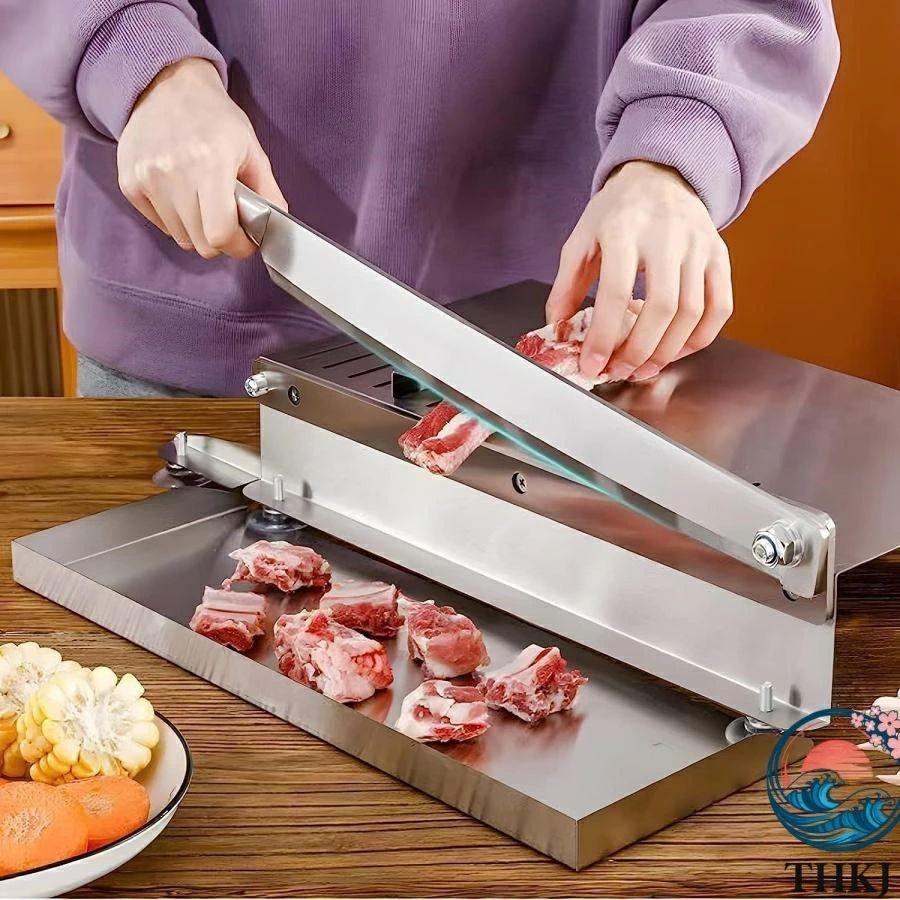 手動ミートスライサー 冷凍肉 小型 THKJ 骨切り 包丁 ステンレス 使いやすい おすすめ 人気 注目アイテム 便利グッズ 毎日使いに あると便利 人気アイテムの画像