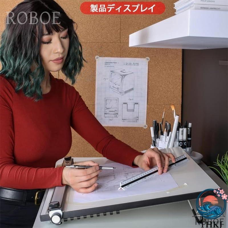 A2 製図板 建築製図 平行定規付き THKJ 軽量 ポータブル 設計作業用具 学生専用 使いやすい おすすめ 人気 注目アイテム 便利グッズ 毎日使いに あると便利の画像