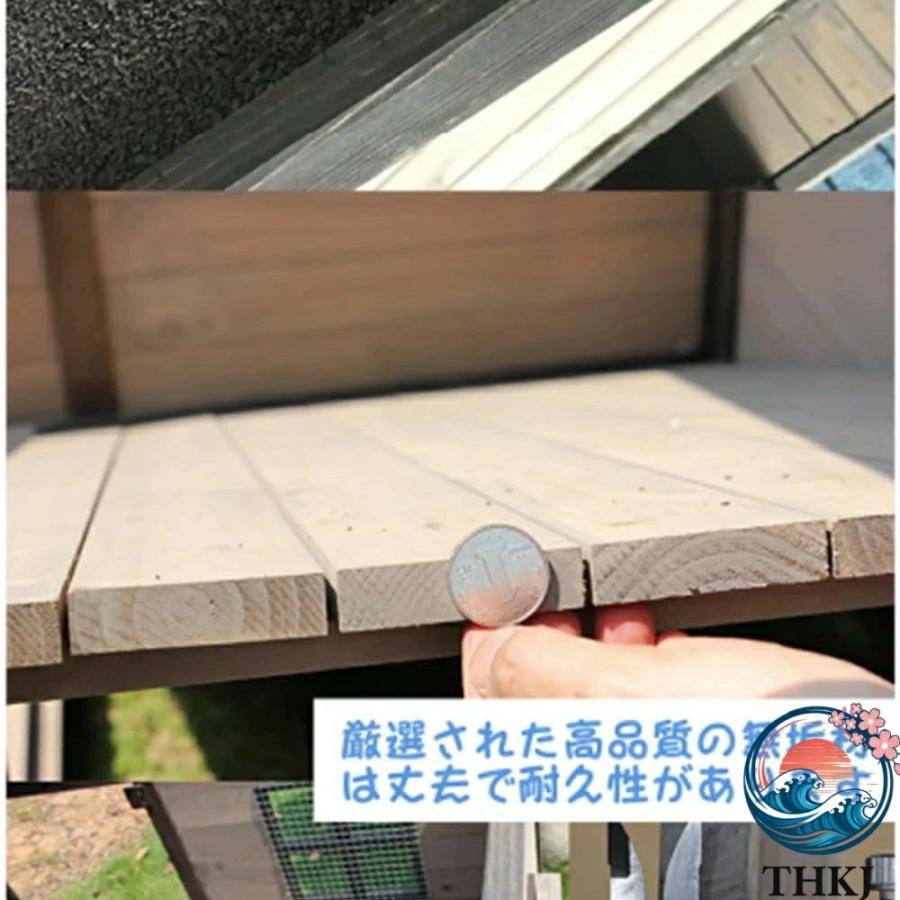 無垢材の犬小屋 屋外の木造犬小屋 THKJ 大型犬小屋 屋外防水犬小屋 使いやすい おすすめ 人気 注目アイテム 便利グッズ 毎日使いに あると便利 人気アイテムの画像