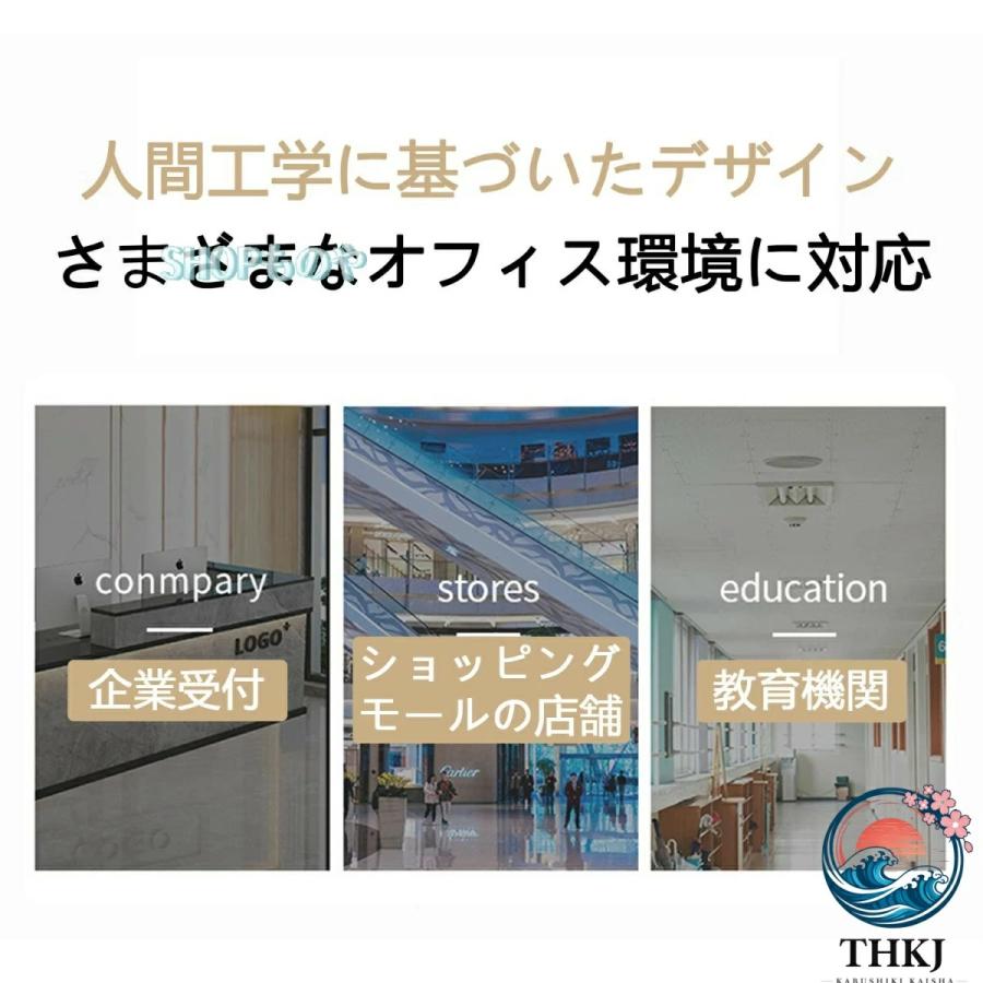 レジカウンター 組み立てレジ台 受付カウンター 木製のレセプション THKJ レジ係カウンタ 受付台 受付デスク ミニマルモダン 使いやすい おすすめ 人気_3