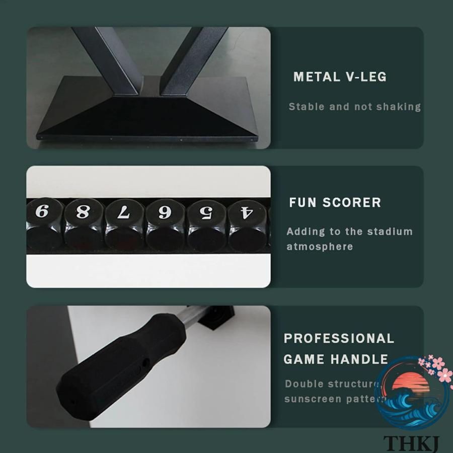 プロフェッショナルテーブルサッカーマシン 標準8バーゲームテーブルサッカー THKJ 子供用ゲームテーブルサッカー 屋内遊び 楽しいスポーツ おしゃれの画像