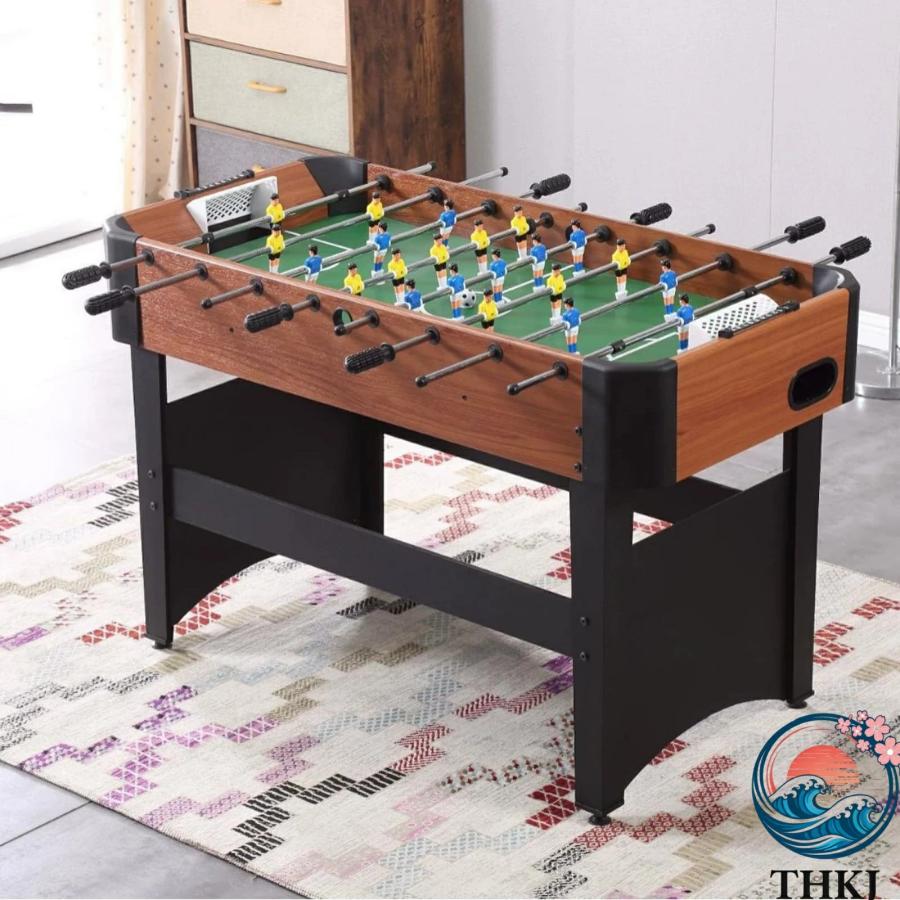 テーブルサッカーゲーム 公式トーナメントサイズ 8列 得点板付 大型 THKJ 卓上サッカー盤 サッカー対戦 テーブルゲーム ダブルゲーム 大人用 おしゃれの画像