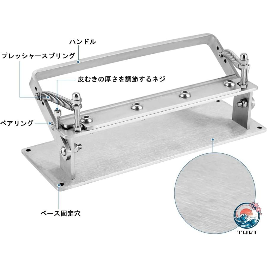レザーピーラー 革削ぎ 手動革漉き機 革剥離機 革用具 レザークラフト
