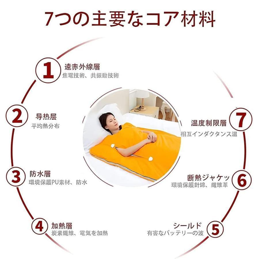 遠赤外線ヒートマット 家庭用サウナ 遠赤外線サウナヒータ ホットタブ THKJ エステ 温熱マット ホットマット ホームサウナ 1人用サウナ 使いやすい おすすめの画像