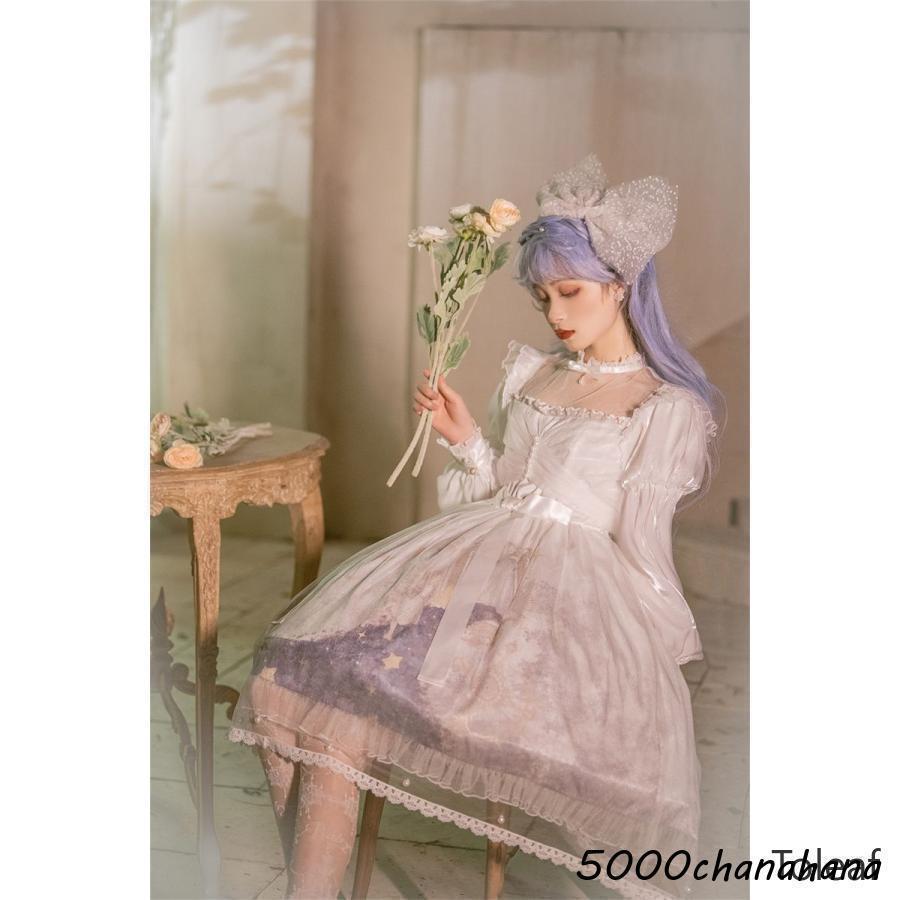 ワンピース ホワイト 白 ロリータファッション ロリィタファッション