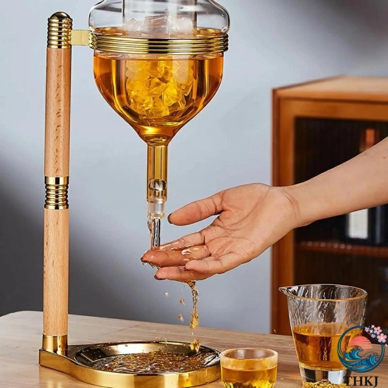 ブランド登録なし - 日本酒ディスペンサー一揃いの道具 玻璃  内燃機関冷ややかさ ウィスキーディスペンサー仕かける 熱っぽいまたはコールドグラスドリンク用 使い分かりやすい おすすめ