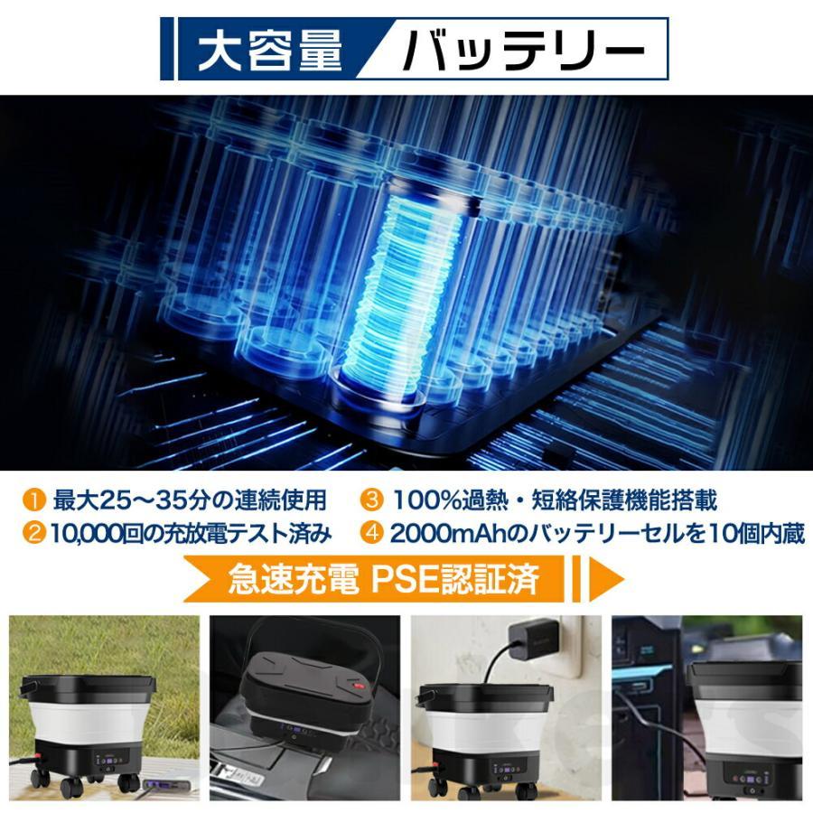 2025新登場 高圧洗浄機 コードレス 折り畳み式 充電式 洗浄機 高圧洗浄