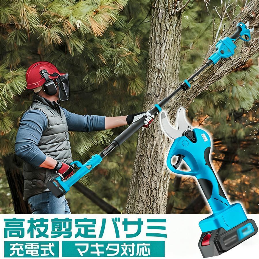2IN1 電動高枝切りバサミ 高枝切り 充電式剪定ばさみ ブラシレス 