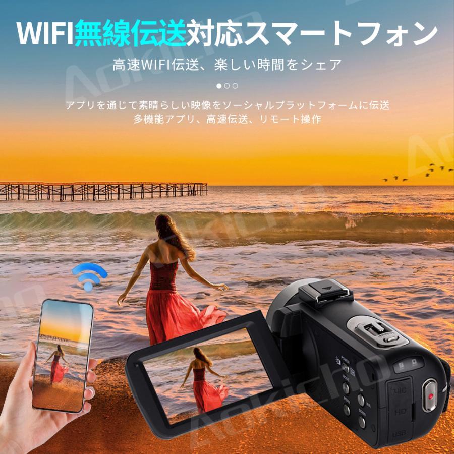デジタルカメラ 4k 4800万画素 16倍ズーム WIFI対応【64GBカード