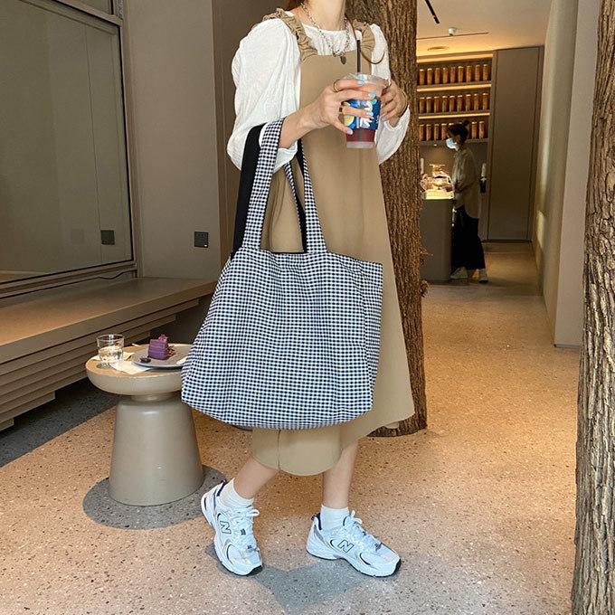 未使用　新品　京袋帯　ポリエステル　リバーシブルギンガムチェック＆ストライプ 未使用 新品 京袋帯 ポリエステル リバーシブルギンガムチェック