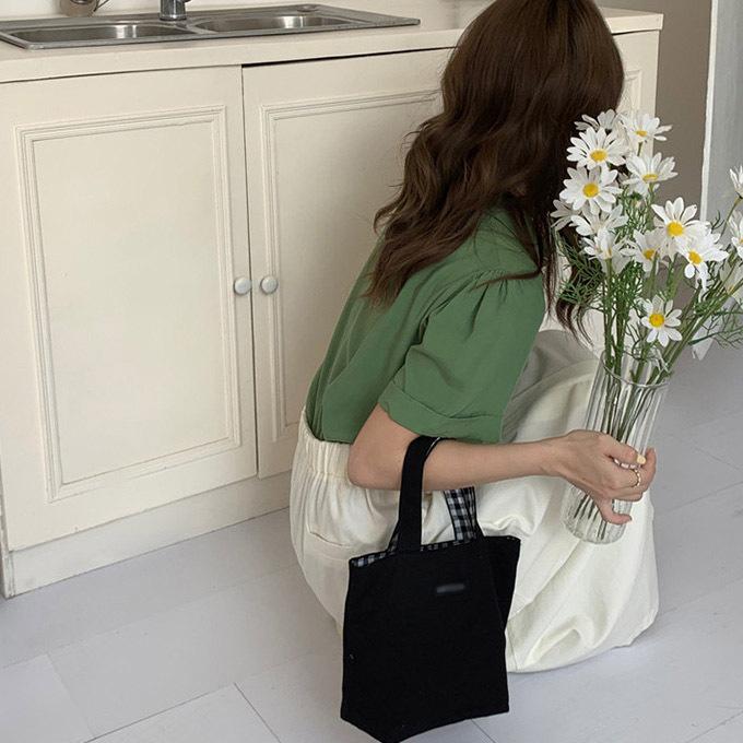 激レアパグパネル生地　ハンドメイド　布バスケット　まちなしバッグ　ミニバック bb278_1.jpg